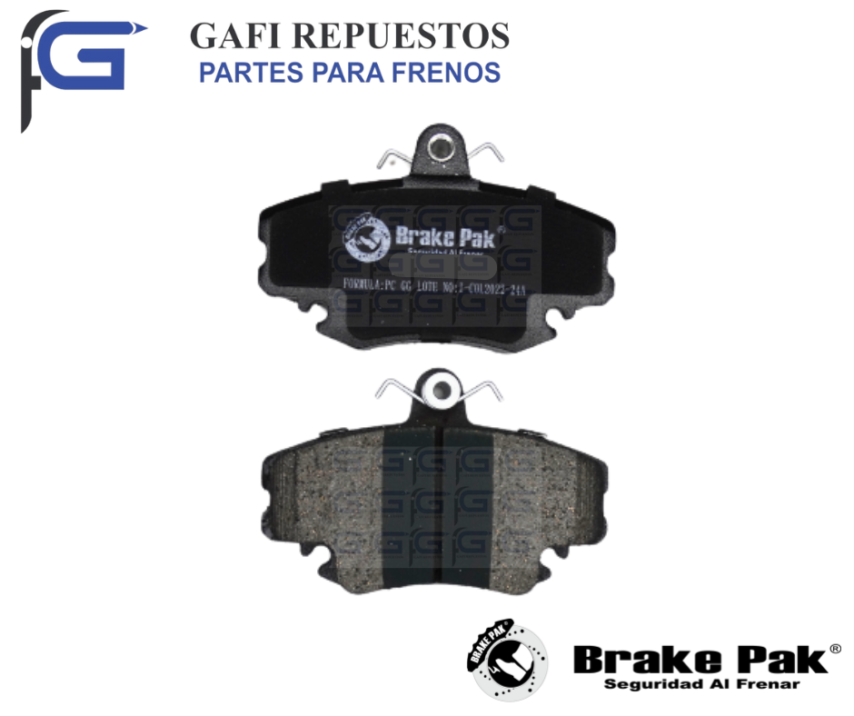 PASTILLAS DE FRENO DELANTERO RENAULT CLIO 04…16 - Imagen 2