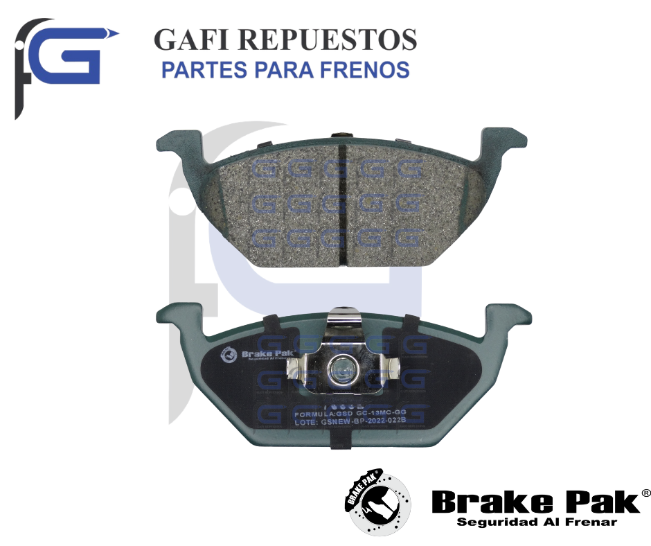 PASTILLAS DE FRENO DELANTERA SKODA OCTAVIA 96…06 - Imagen 2