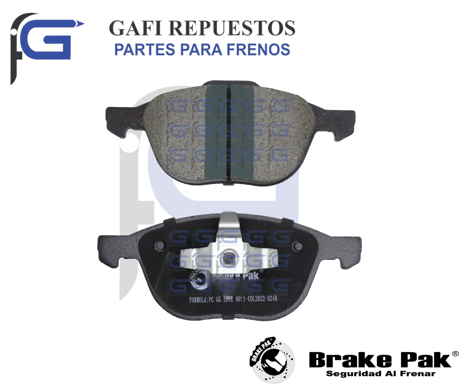 PASTILLAS DE FRENO DELANTERO VOLVO C70 10…13 - Imagen 2