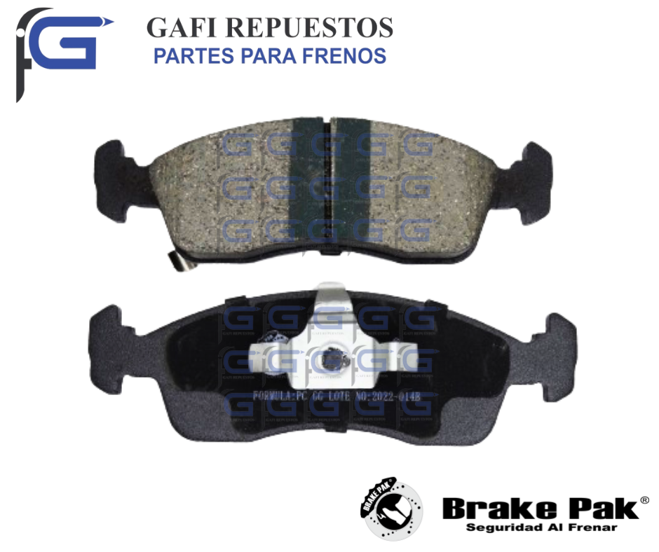 PASTILLAS DE FRENO DELANTERA CHEVROLET COBALT 13… - Imagen 2