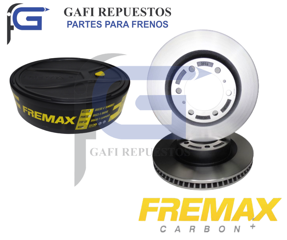 DISCOS DE FRENO DELANTERO TOYOTA 4-RUNNER 10... (VENTILADO)