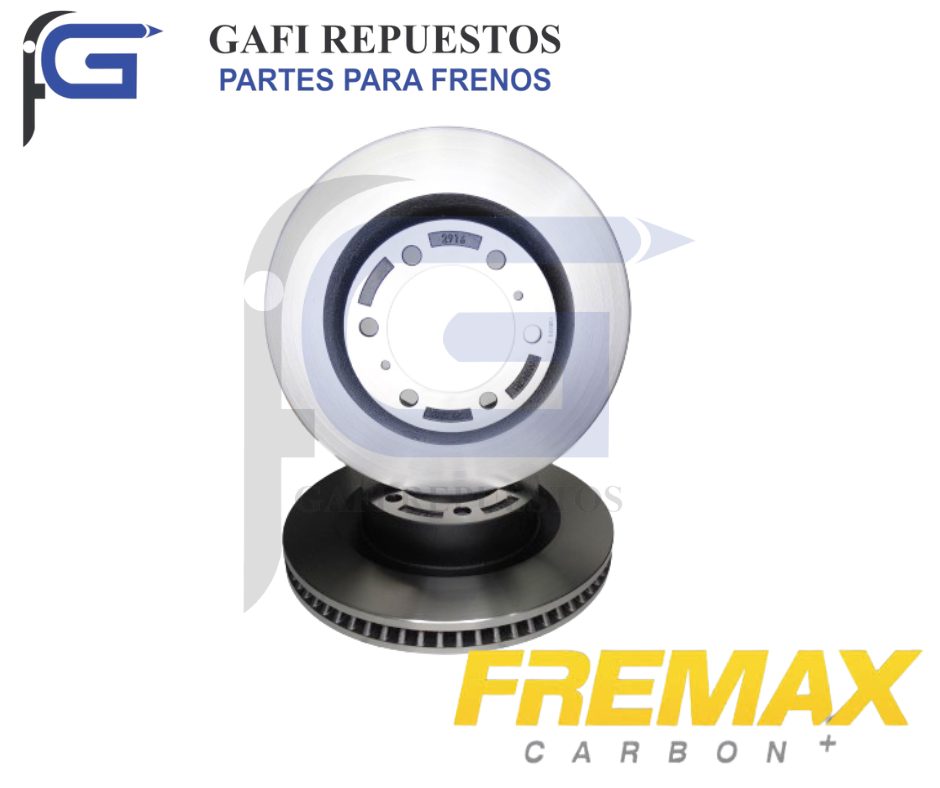 DISCOS DE FRENO DELANTERO TOYOTA 4-RUNNER 10... (VENTILADO) - Imagen 2