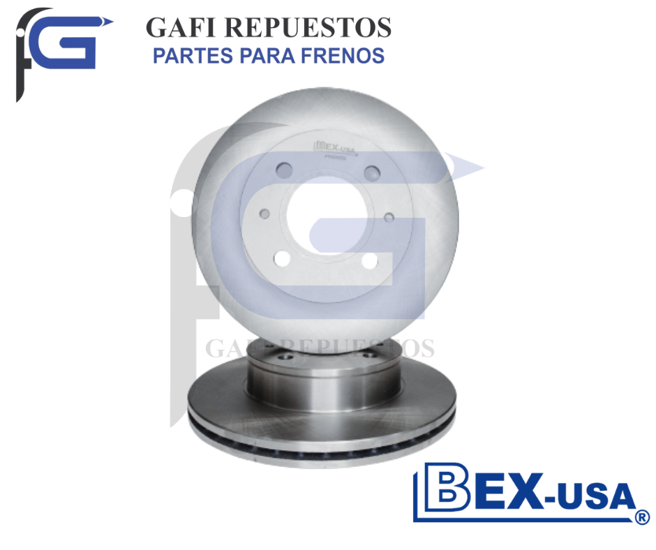 DISCOS DE FRENO DELANTERO HYUNDAI ATOS (VENTILADO) - Imagen 2
