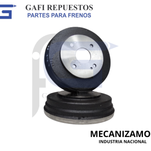 CAMPANA DE FRENO TRASERO BAIC M20  19.... (4 PERNOS)