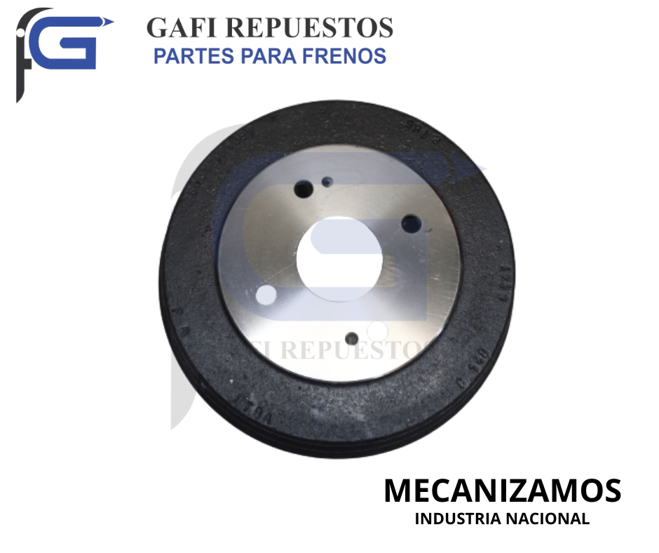 CAMPANA DE FRENO TRASERO DFSK 1.3 (4 PERNOS) - Imagen 3