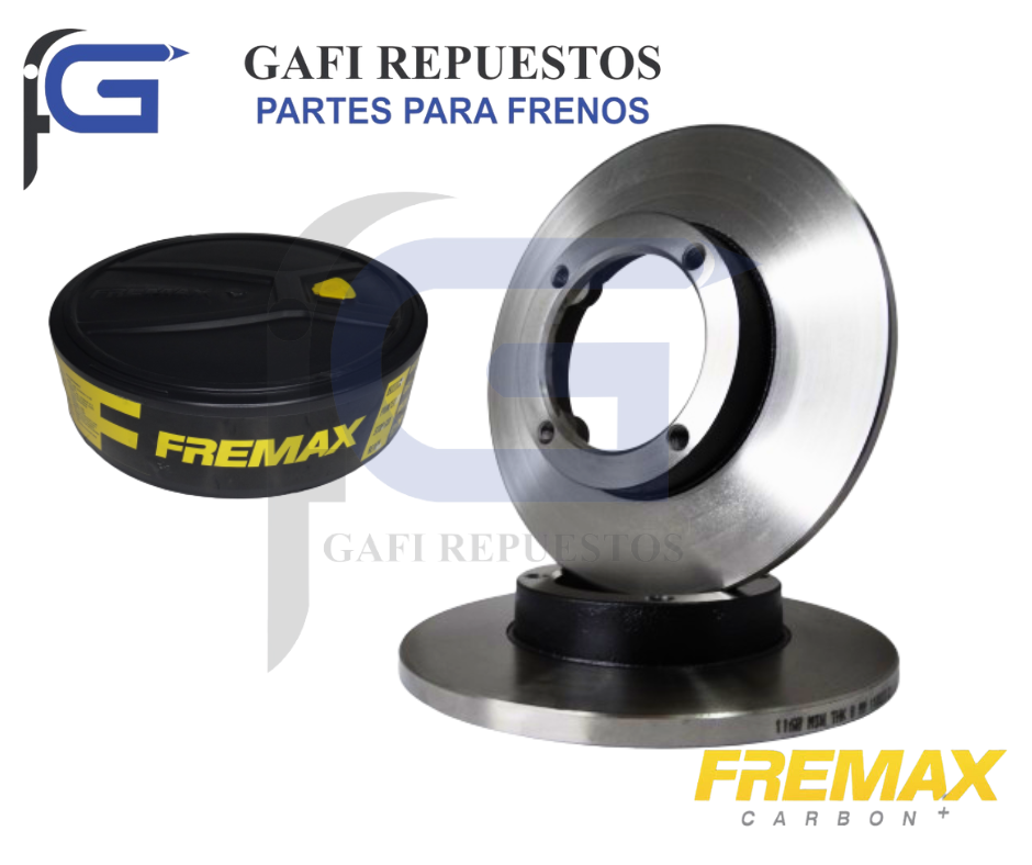 DISCOS DE FRENO DELANTERO CHEVROLET SPRINT 85..04 (SÓLIDO)