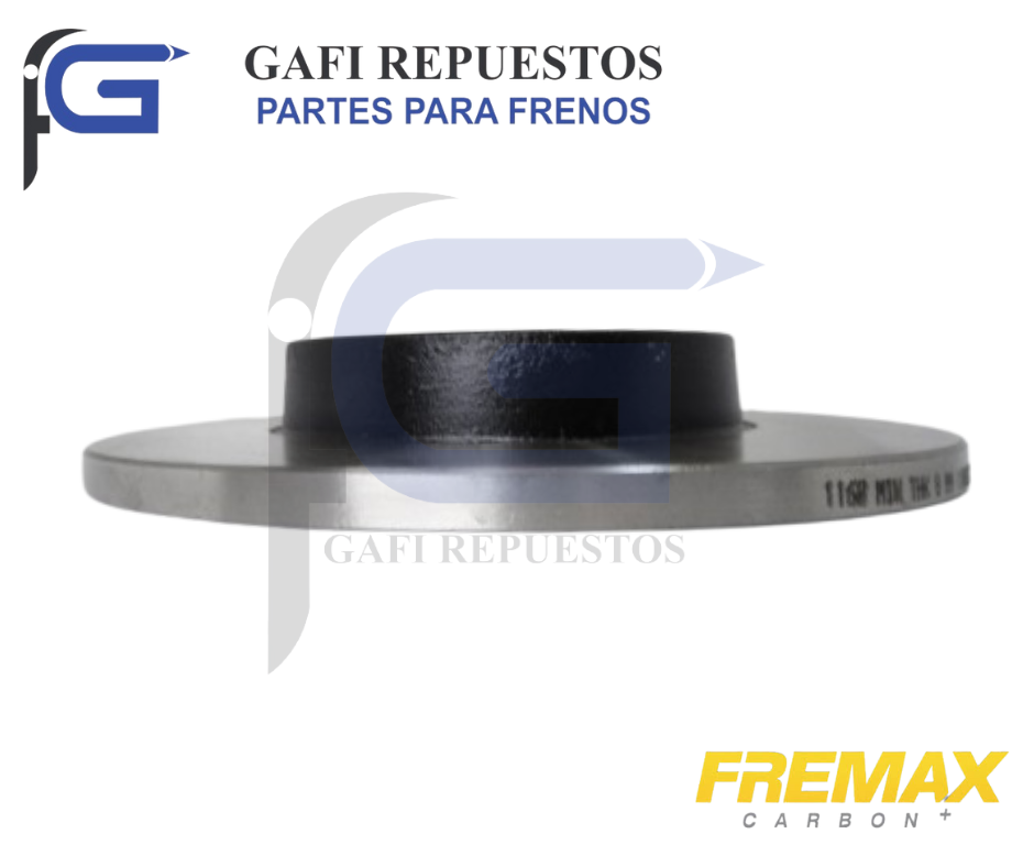 DISCOS DE FRENO DELANTERO CHEVROLET SPRINT 85..04 (SÓLIDO) - Imagen 2