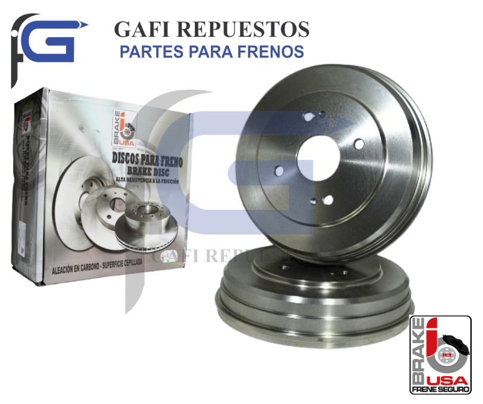 CAMPANA DE FRENO TRASERO DFSK 1.3 (4 PERNOS)