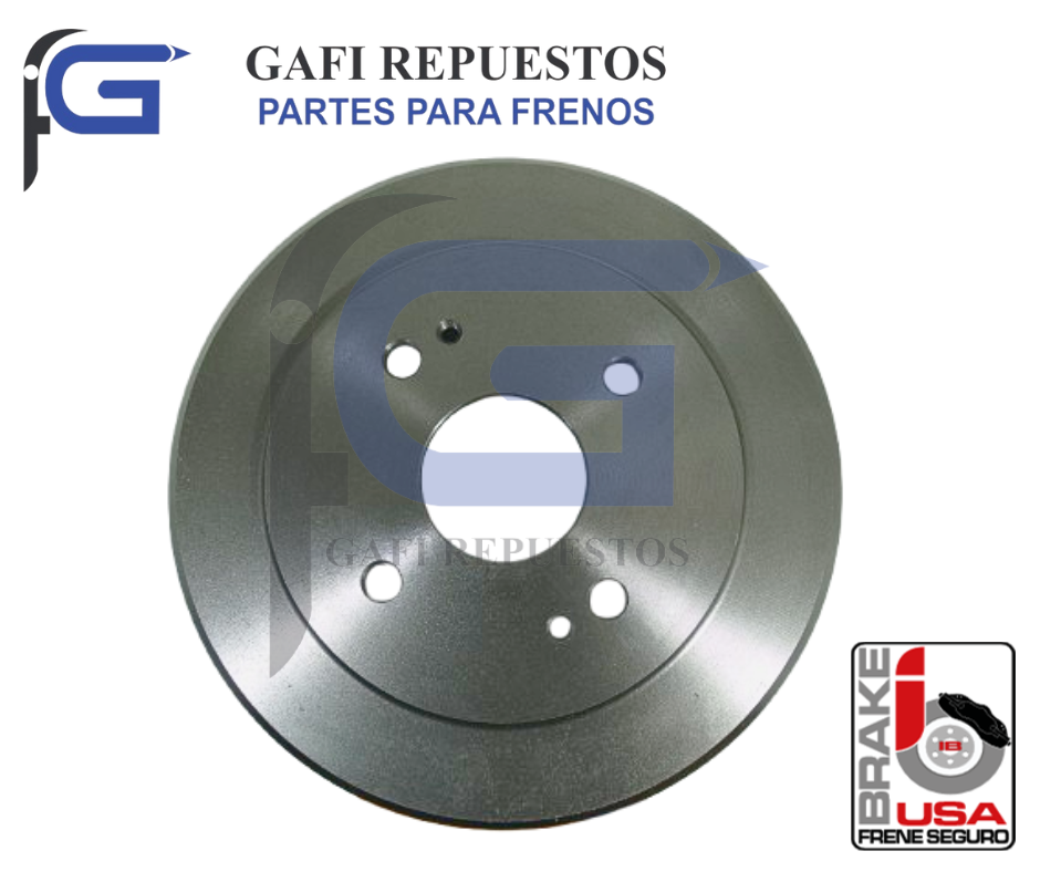CAMPANA DE FRENO TRASERO DFSK 1.3 (4 PERNOS) - Imagen 3