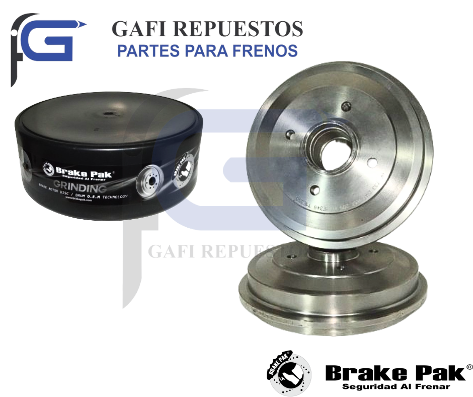 CAMPANA DE FRENO TRASERO CITROEN C3 04…10