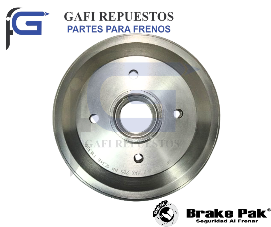 CAMPANA DE FRENO TRASERO CITROEN C3 04…10 - Imagen 3